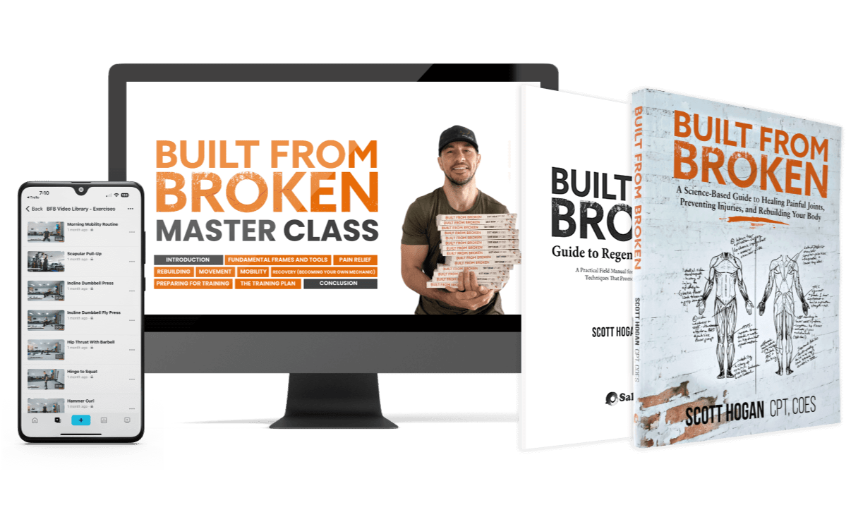 BUILT FROM BROKEN RECOVERY SYSTEM (Book, Video Library, Master Class, & Regenerative Therapies Guide) SaltWrap