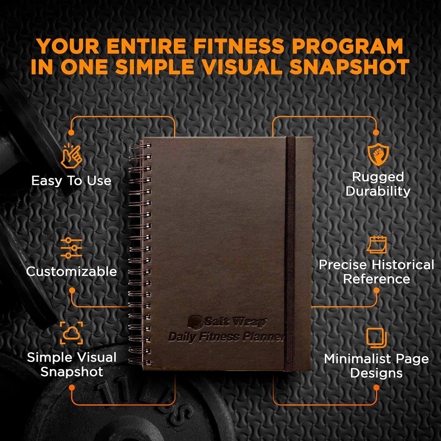 SALTWRAP DAILY FITNESS PLANNER VISUAL SNAPSHOT