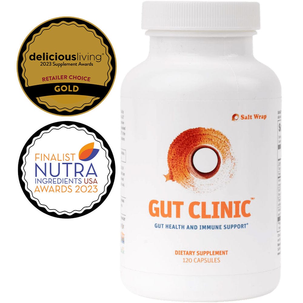 Vitamins & Supplements GUT CLINIC - Gut Health and Immune Support SaltWrap with Awards