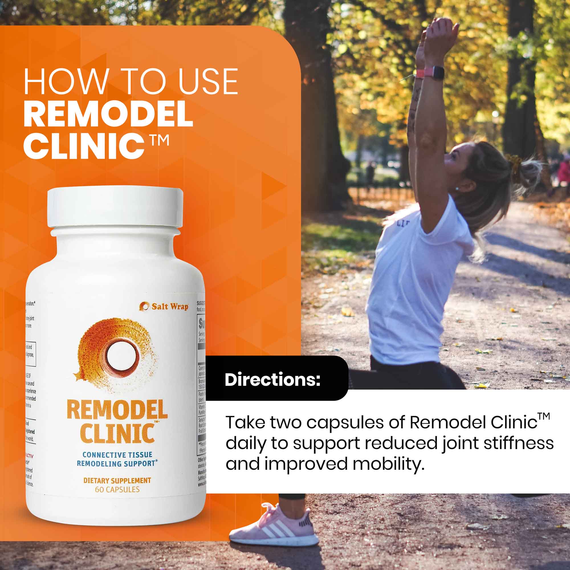 Vitamins & Supplements REMODEL CLINIC - Connective Tissue Remodeling Support SaltWrap
