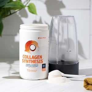 COLLAGEN SYNTHESIS - Collagen Peptides for Joints SaltWrap with blender
