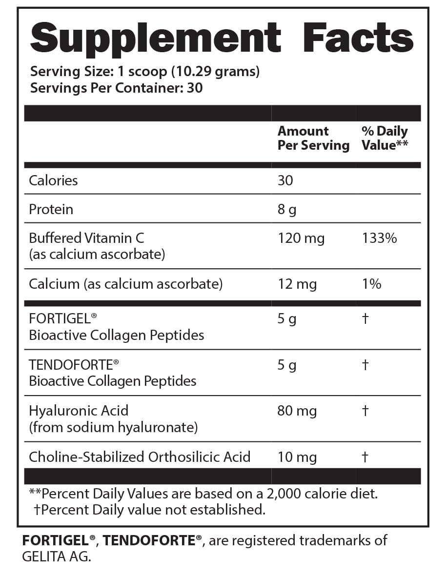 COLLAGEN SYNTHESIS - Collagen Peptides for Tendon, Ligament, & Cartilage Support SaltWrap