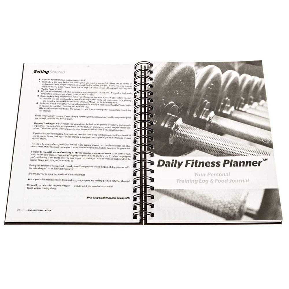 SaltWrap Daily Fitness Planner - Training Log & Food Journal (The Original Fitness  Tracker)