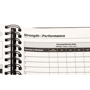 Workout Planner Hardcover Fitness Journal Workout Log-Book Home