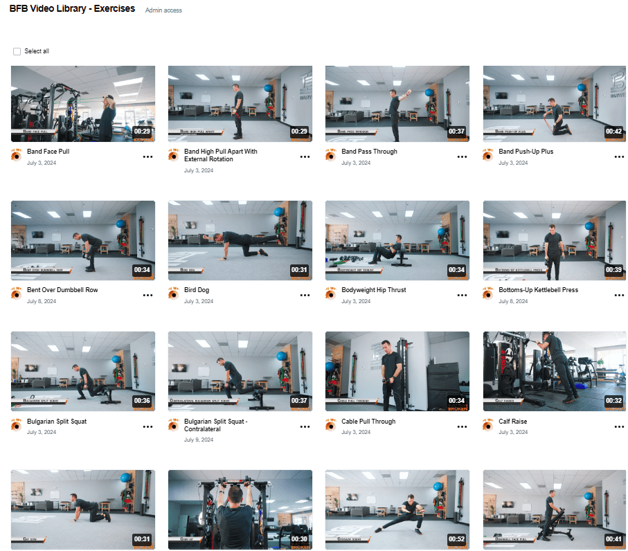 Exercise Video Library (Members Only Access) SaltWrap