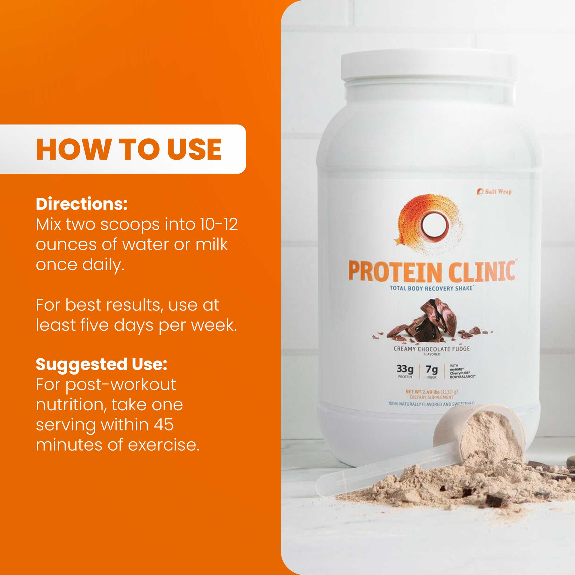 PROTEIN CLINIC - Total Body Recovery Shake SaltWrap