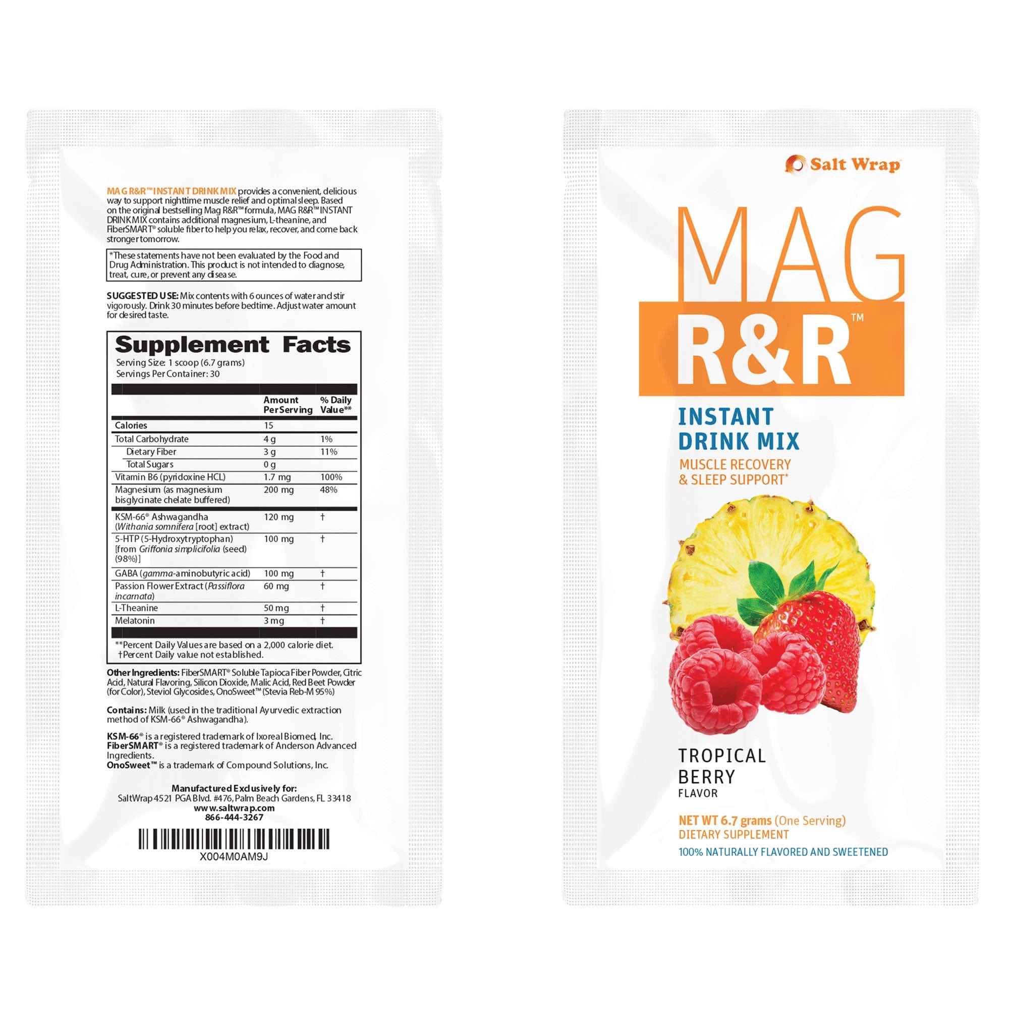 Tropical Berry Mag R&R Drink Mix - Sample SaltWrap