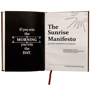 SUNRISE MANIFESTO - Guided Morning Journal SaltWrap