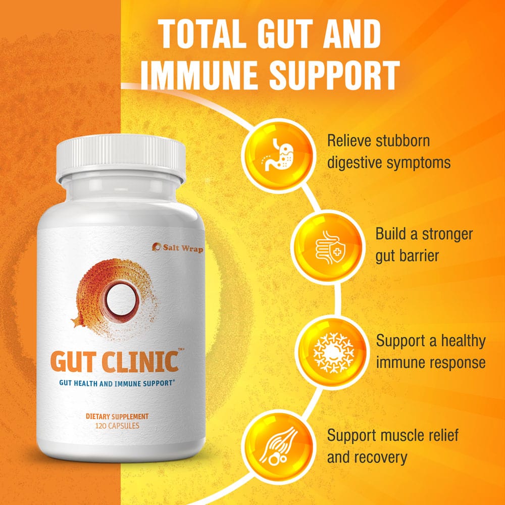 Vitamins & Supplements GUT CLINIC - Gut Health and Immune Support SaltWrap